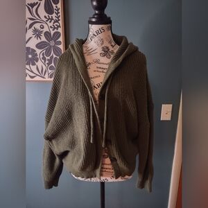 SHEIN Olive Green Women's Cardigan